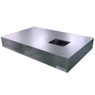 Steel Honeycomb Optical Surface Table with Caster and Adjuster Foot